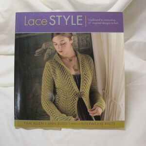 🌿 Lace Style Knitting Pattern Book by Pam Allen